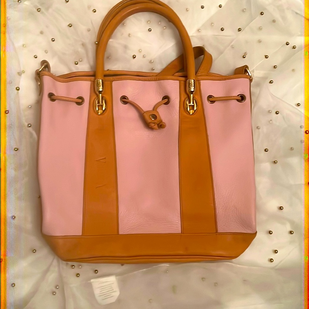 Pink Leather Valentina Bags